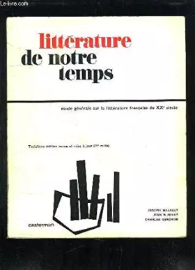 Couverture du produit · Littérature de notre Temps.