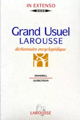 Couverture du produit · Grand usuel Larousse. Dictionnaire encyclopédique. Tome 4 : Mandrill-Quercitron