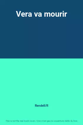 Couverture du produit · Vera va mourir