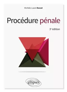 Couverture du produit · PROCÉDURE PÉNALE, 3E ÉDITION
