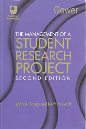 Couverture du produit · The Management of a Student Research Project