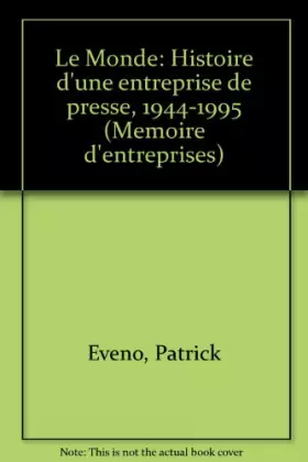 Couverture du produit · Le Monde : 1944-1995