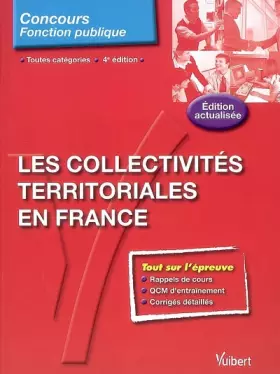 Couverture du produit · Les collectivités territoriales en France
