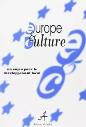 Couverture du produit · Europe et culture. Un enjeu pour le développement local