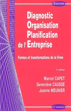Couverture du produit · Diagnostic Organisation Planification de l'Entreprise : Formes et transformations de la firme