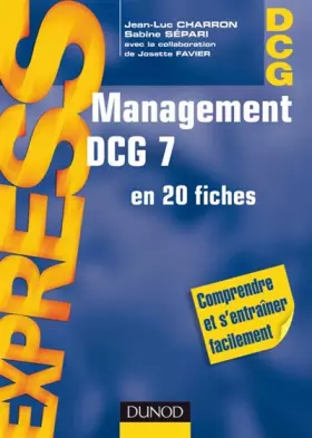 Couverture du produit · Management DCG 7 en 20 fiches