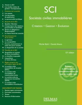 Couverture du produit · SCI Sociétés civiles immobilières : Création - Gestion - Evolution