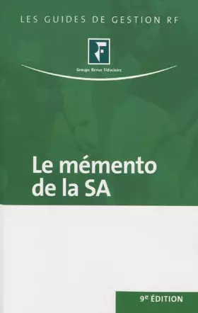 Couverture du produit · Le mémento de la SA