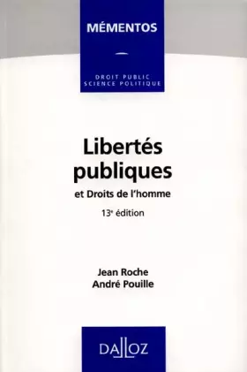 Couverture du produit · Libertés publiques, et, Droits de l'homme
