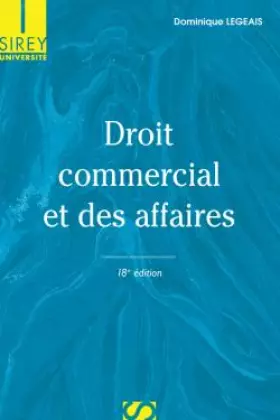 Couverture du produit · Droit commercial et des affaires