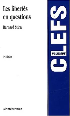 Couverture du produit · Les libertés en question, 4e édition