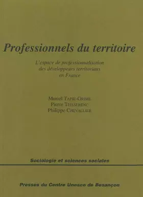 Couverture du produit · Professionnels du territoire: L'espace de professionnalisation des développeurs territoriaux en France