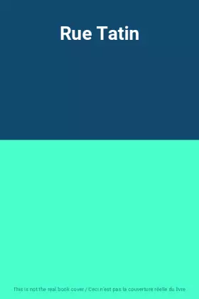 Couverture du produit · Rue Tatin