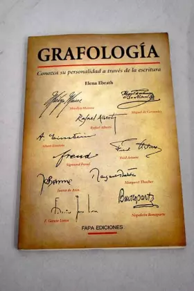 Couverture du produit · Grafologia: conozca su personalidad a traves de la escritura