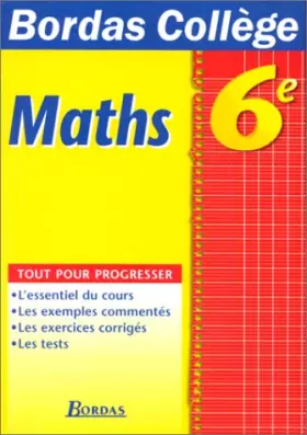 Couverture du produit · B.COLL. MATHEMATIQUES 6E (Ancienne Edition)