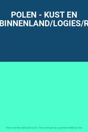 Couverture du produit · POLEN - KUST EN BINNENLAND/LOGIES/R
