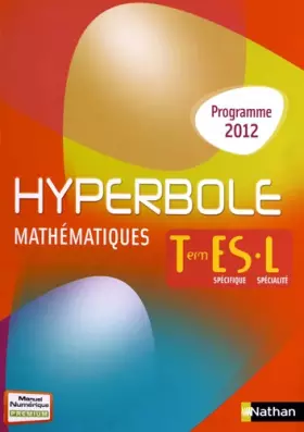 Couverture du produit · Mathématiques Tle ES/L : Programme 2012