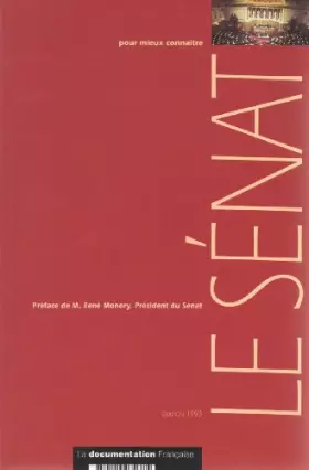 Couverture du produit · Pour mieux connaître le Sénat