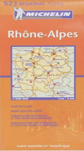 Couverture du produit · Carte routière : Rhône-Alpes