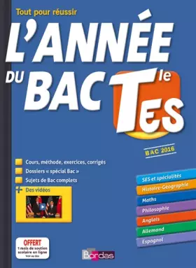Couverture du produit · L'Année du Bac ES - Terminale ES - Toutes les matières