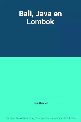 Couverture du produit · Bali, Java en Lombok