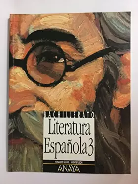 Couverture du produit · Bachillerato Literatua Espanola 3. Guias De Lectura