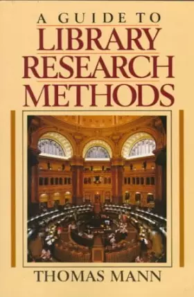 Couverture du produit · A Guide to Library Research Methods