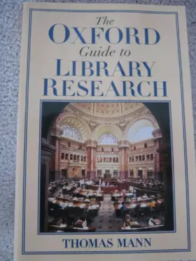 Couverture du produit · The Oxford Guide to Library Research