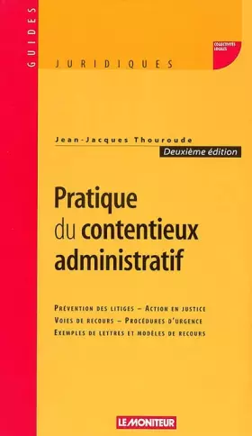 Couverture du produit · Pratique du contentieux administratif
