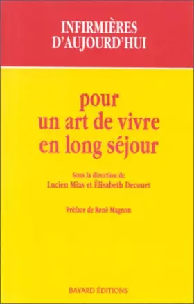 Couverture du produit · Pour un art de vivre en long séjour