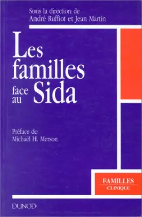 Couverture du produit · Les familles face au SIDA