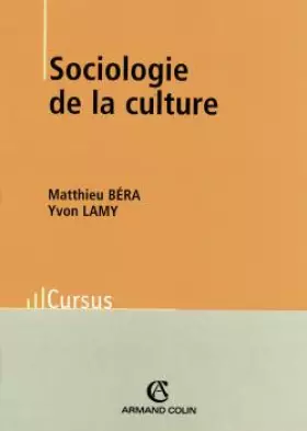 Couverture du produit · Sociologie de la culture