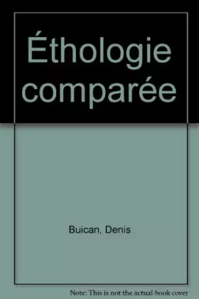 Couverture du produit · Ethologie comparée