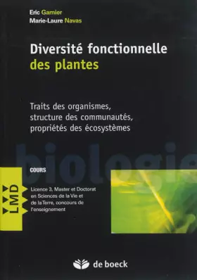 Couverture du produit · Diversité fonctionnelle des plantes