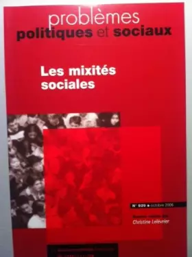 Couverture du produit · Les mixites sociales n 929 octobre 2006