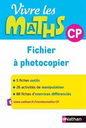 Couverture du produit · Vivre les maths CP: Fichier à photocopier