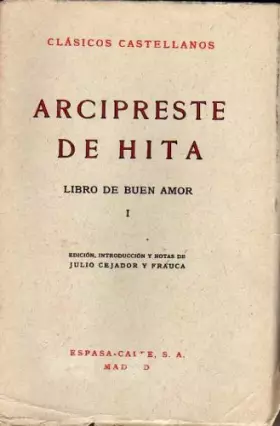 Couverture du produit · Arcipreste De Hita (Libro De Buen Amor, I)