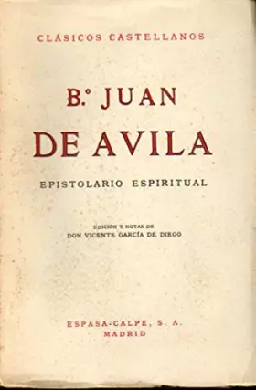 Couverture du produit · EPISTOLARIO ESPIRITUAL. Edición y notas de Vicente García de Diego.