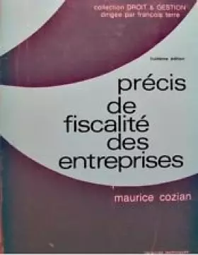 Couverture du produit · Précis de fiscalité des entreprises [90-91] (ancienne édition)