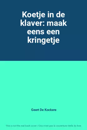 Couverture du produit · Koetje in de klaver: maak eens een kringetje