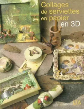 Couverture du produit · Collages de serviettes en papier en 3D
