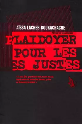 Couverture du produit · Plaidoyer pour les justes