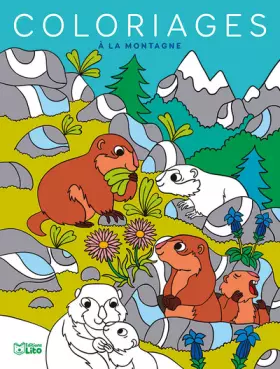Couverture du produit · Mes grands coloriages: A la montagne - Dès 6 ans