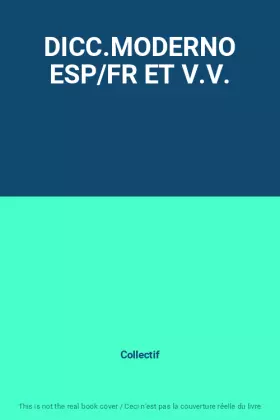 Couverture du produit · DICC.MODERNO ESP/FR ET V.V.