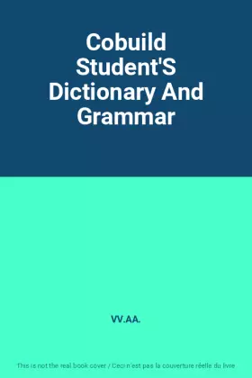 Couverture du produit · Cobuild Student'S Dictionary And Grammar