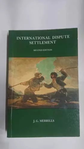 Couverture du produit · International Dispute Settlement