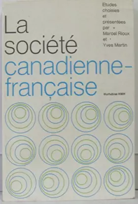 Couverture du produit · La société canadienne française