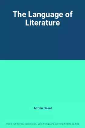 Couverture du produit · The Language of Literature
