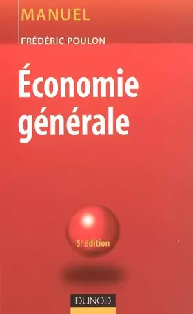 Couverture du produit · Economie générale