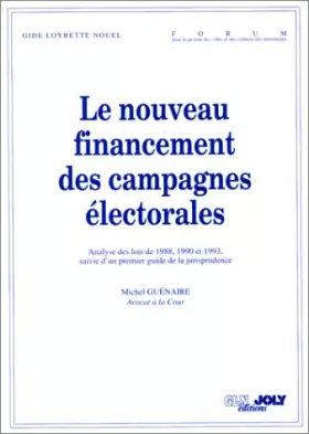 Couverture du produit · FINANCEMENT CAMPAGNES ELECTOR